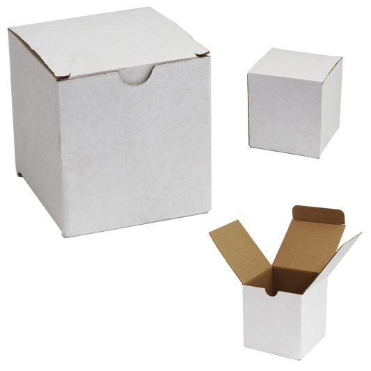 White Single Unit White Gift Box