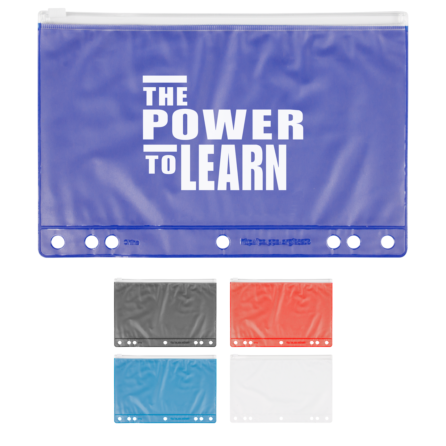 Black Slide Lock School Pencil Pouch