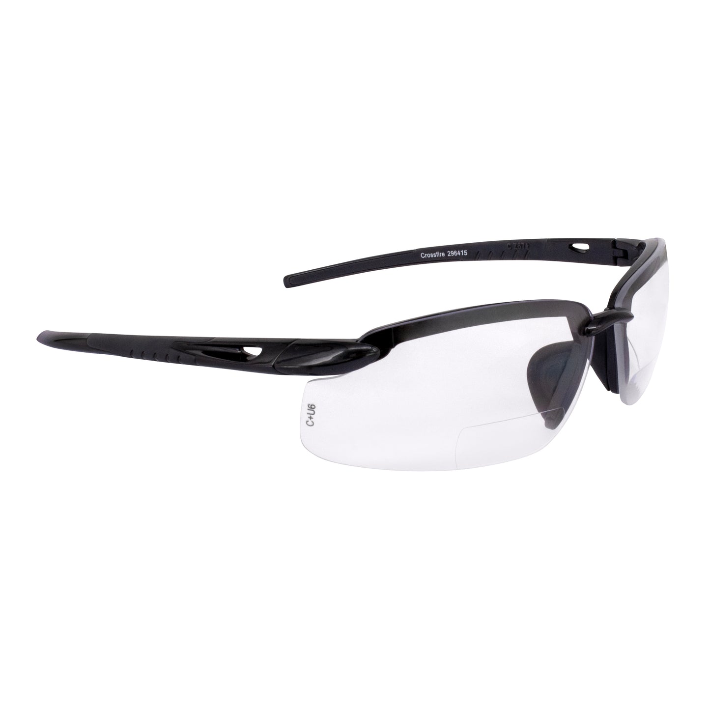 ES5 Bifocal Safety Eyewear - Pearl Gray Frame - Clear Lens - 1.5 Diopter