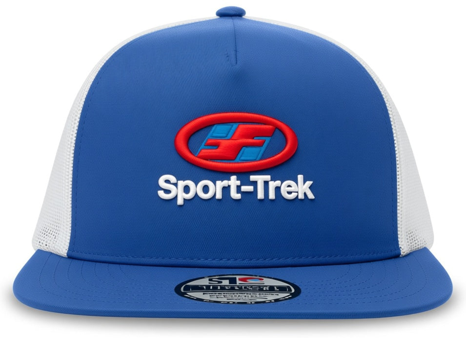 Sport-Tek YP Classics 5-Panel Classic Trucker Mesh Back Cap. STC38