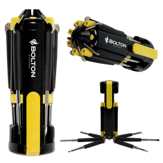 Black Spyder 8-In-1 Multi Tool With Led