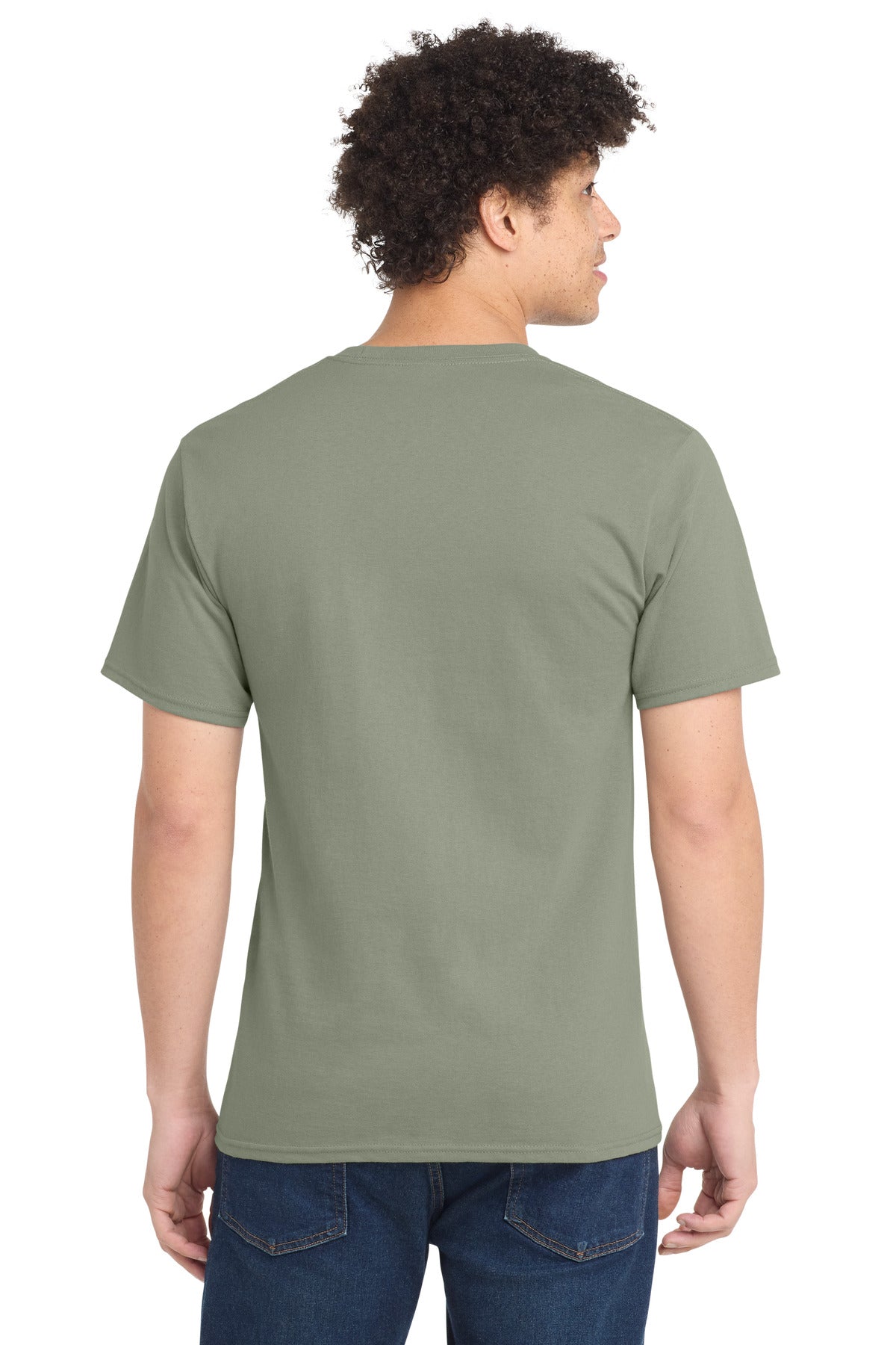 Stonewshd Grn Port & Company Tall Essential Tee. PC61T
