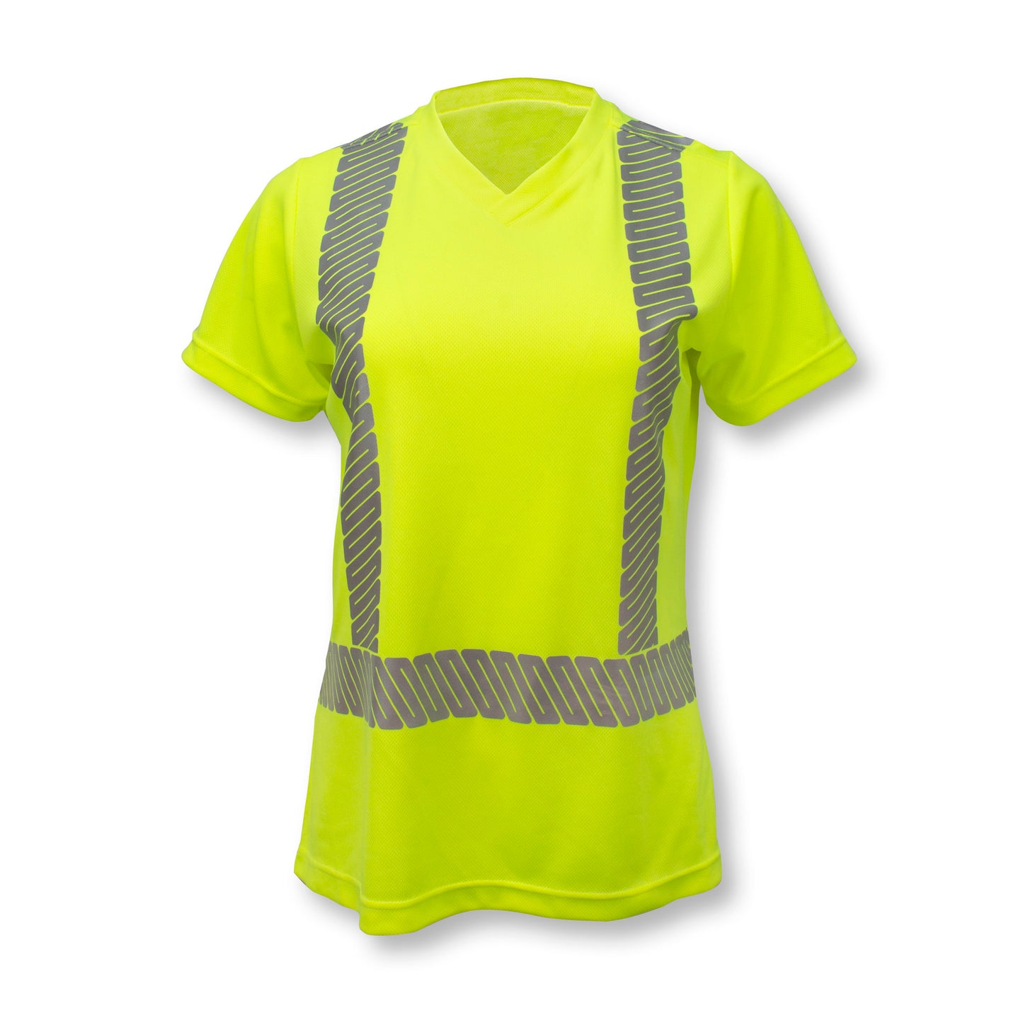 ST11 Class 2 High Visibility Women's Safety T-Shirt with Max-Dri™ - Green - Size 2X