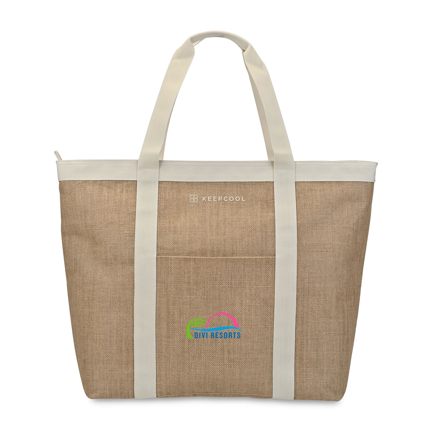 Natural KEEPCOOL® Nairobi Jute Shopper Cooler