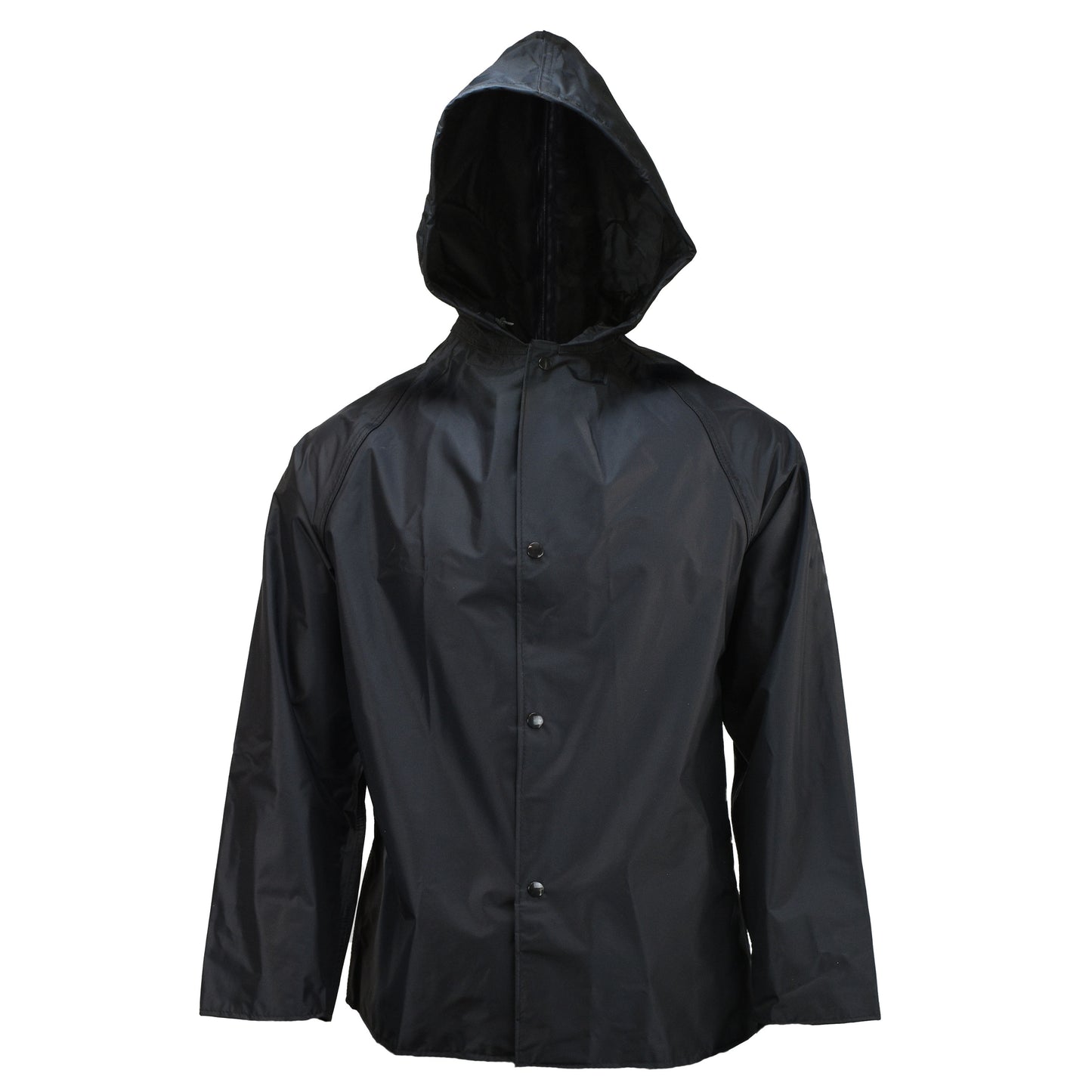 77AJ Sani Light Jacket with Hood - Black - Size 2X