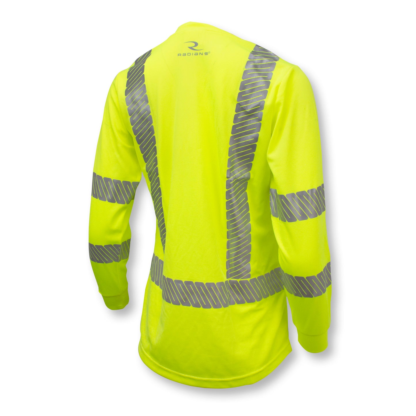 ST21 Class 3 High Visibility Women's Long Sleeve T-Shirt with Max-Dri™ - Green - Size 2X