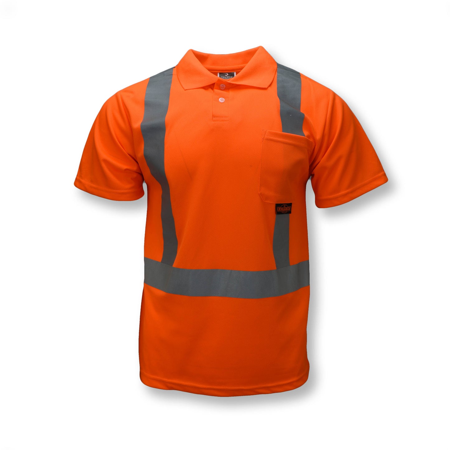 ST12 Class 2 High Visibility Safety Short Sleeve Polo Shirt - Green - Size 2X