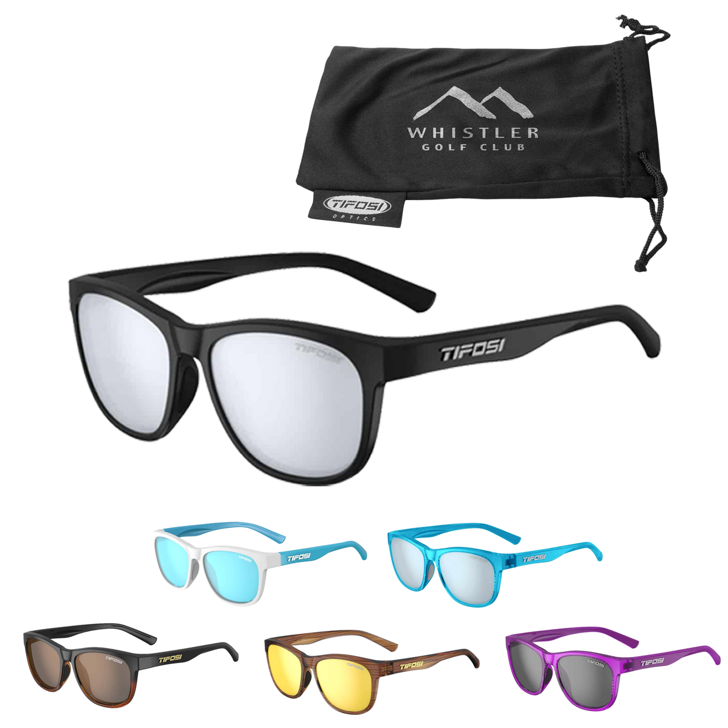 Brown Fade Brown Lens Tifosi Swank Sunglasses