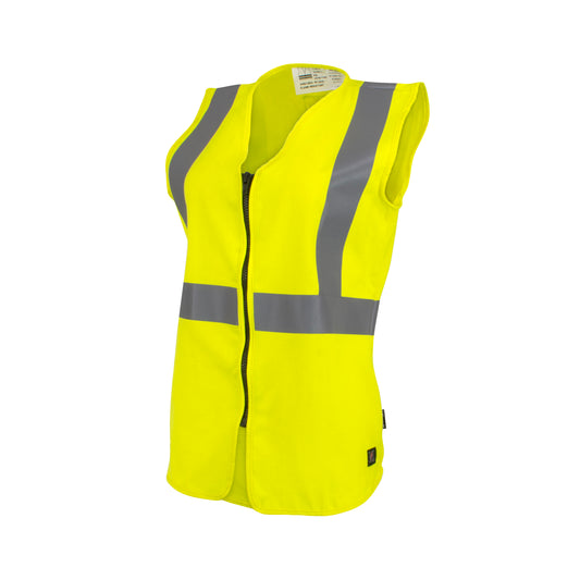 SV99W Class 2 Womens FR Vest - Hi-Vis Green - Size XL