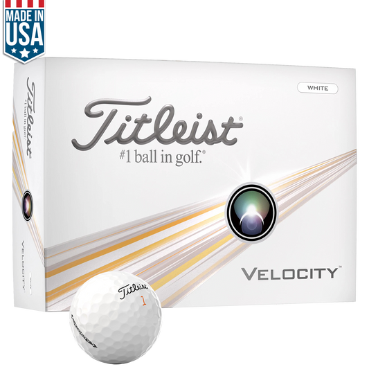 White Titleist Velocity Golf Balls