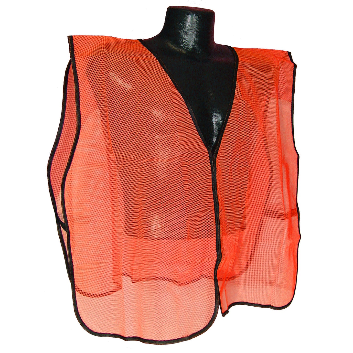 Non Rated Mesh Safety Vest without Tape - Orange - Size UNIV
