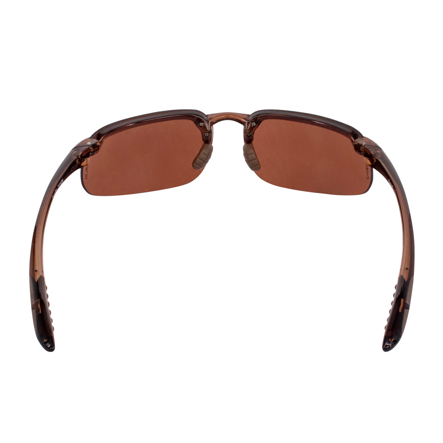 ES4 Premium Safety Eyewear - Crystal Brown Frame - HD Brown Flash Mirror Lens