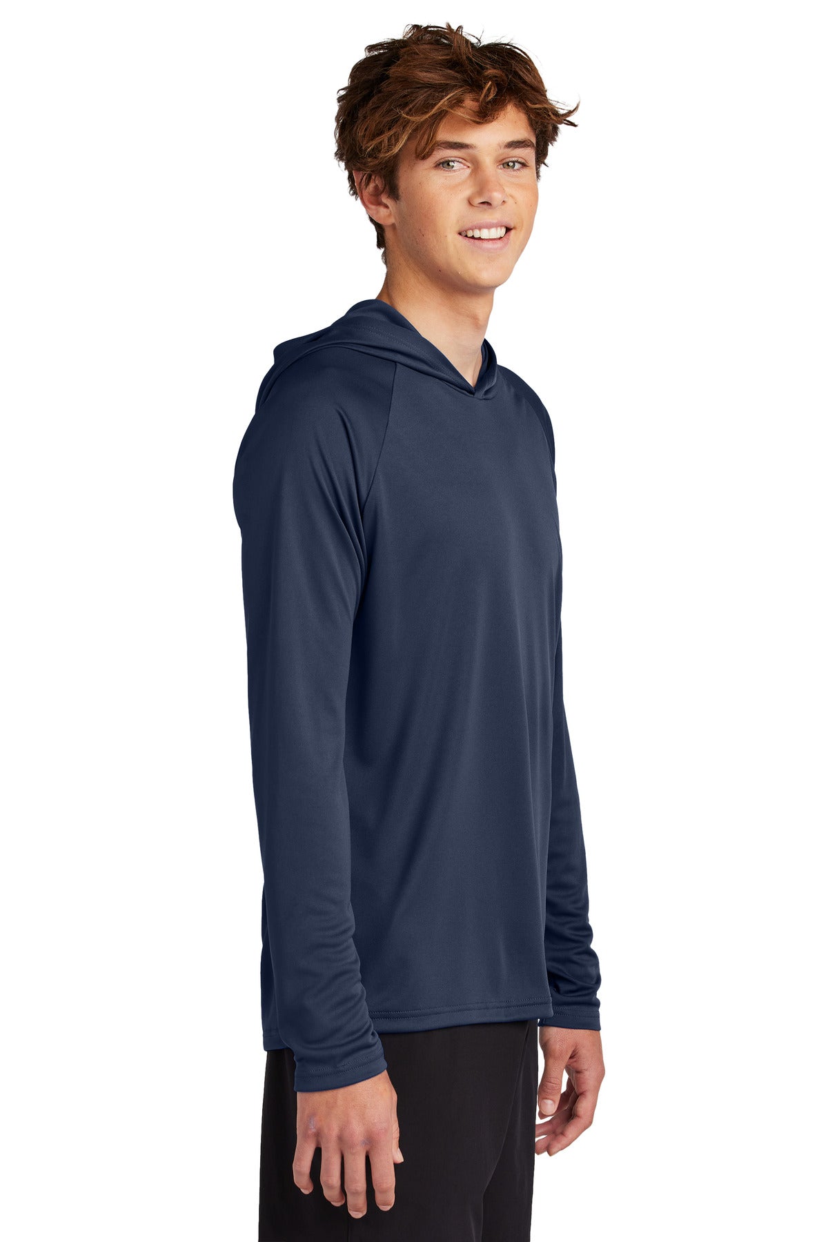 TrueNavy Port & Company Performance Pullover Hooded Tee PC380H