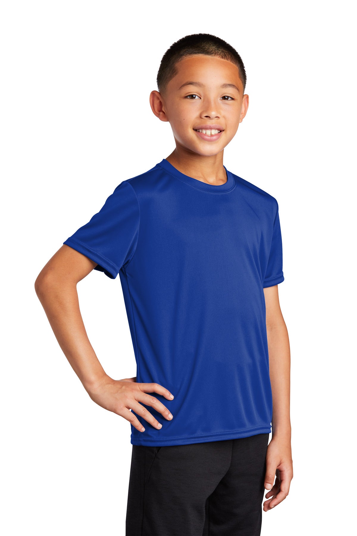 TrueRoyal Port & Company Youth Performance Tee. PC380Y