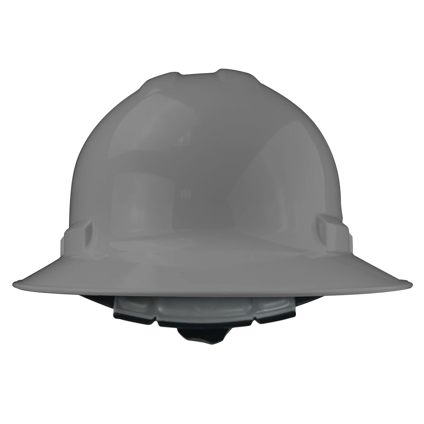 Quartz™ Full Brim 6 Point Ratchet Hard Hat - Dark Gray