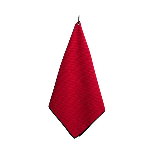 Red/Black Ahead Microfiber Golf Towel