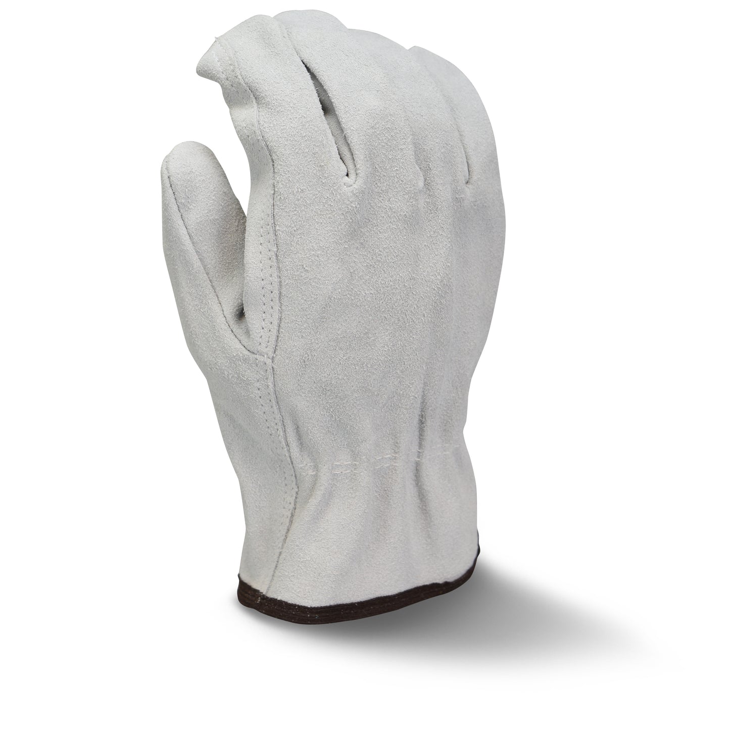 RWG4010 Economy Gray Split Cowhide Leather Driver - Size L