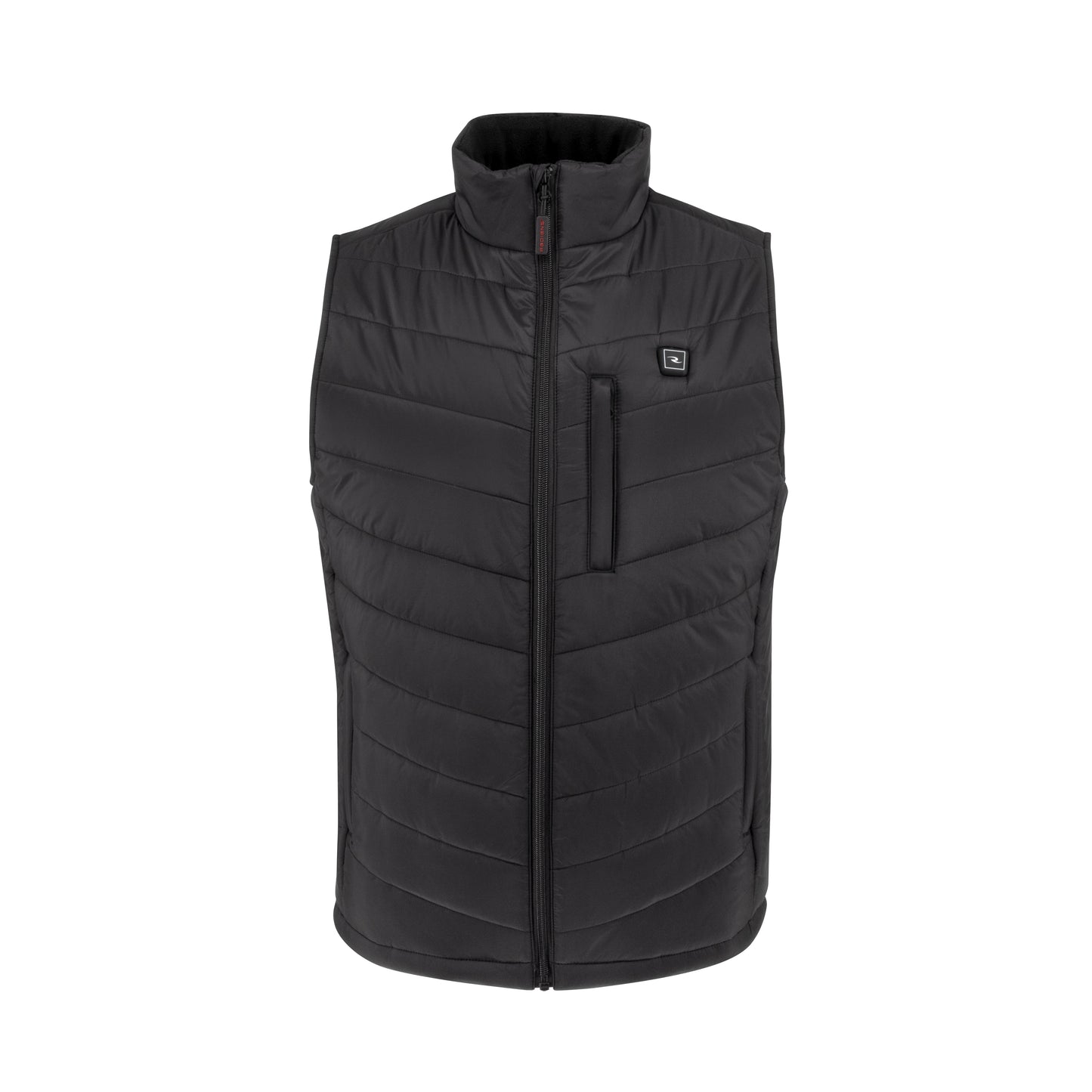RHG-V200 Men's Heated Puffer Vest Kit with Battery - Black - Size 2X