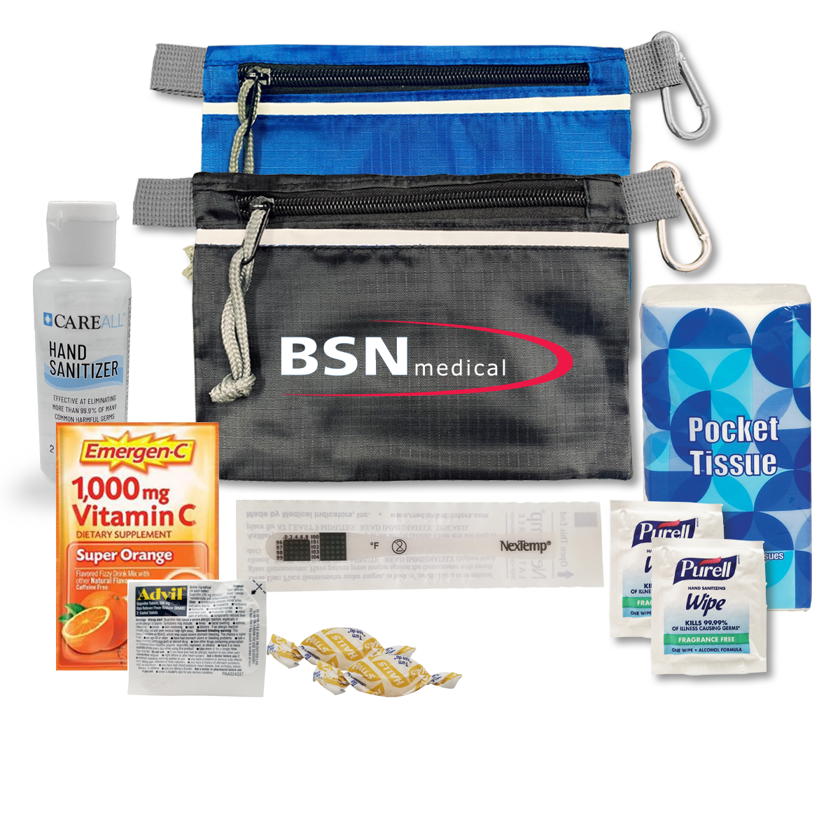Black Under-The-Weather Safety And Wellness Kit