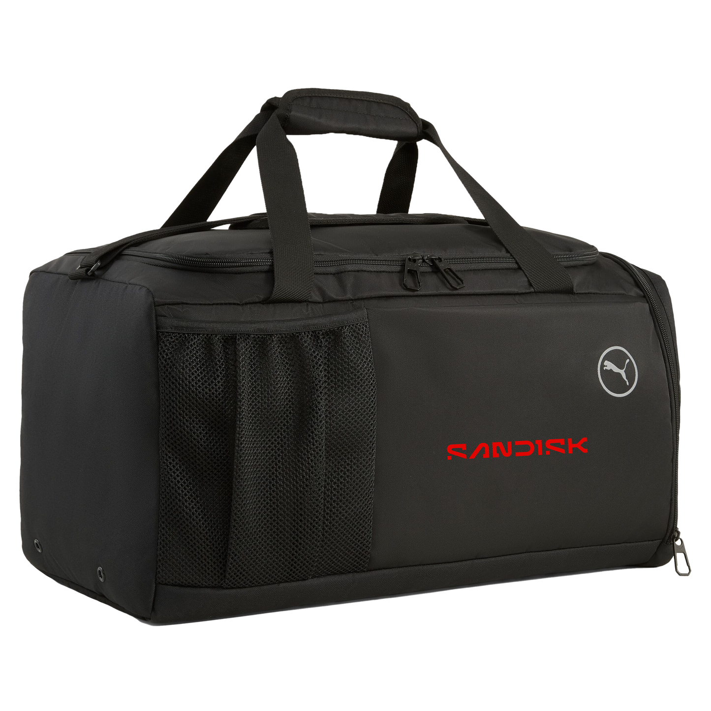 Black Puma Golf Icon Duffel Bag