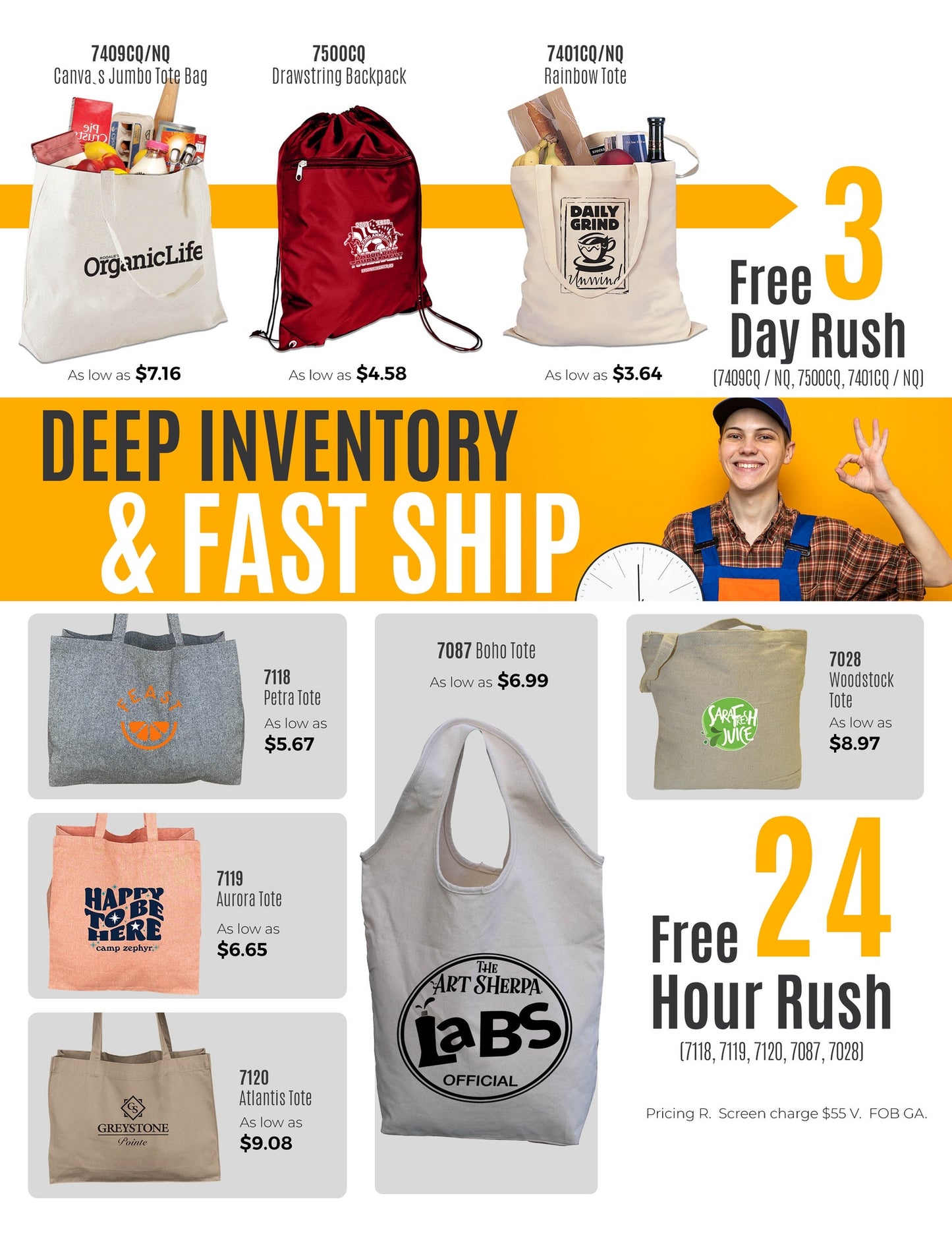 Woodstock Tote Bag