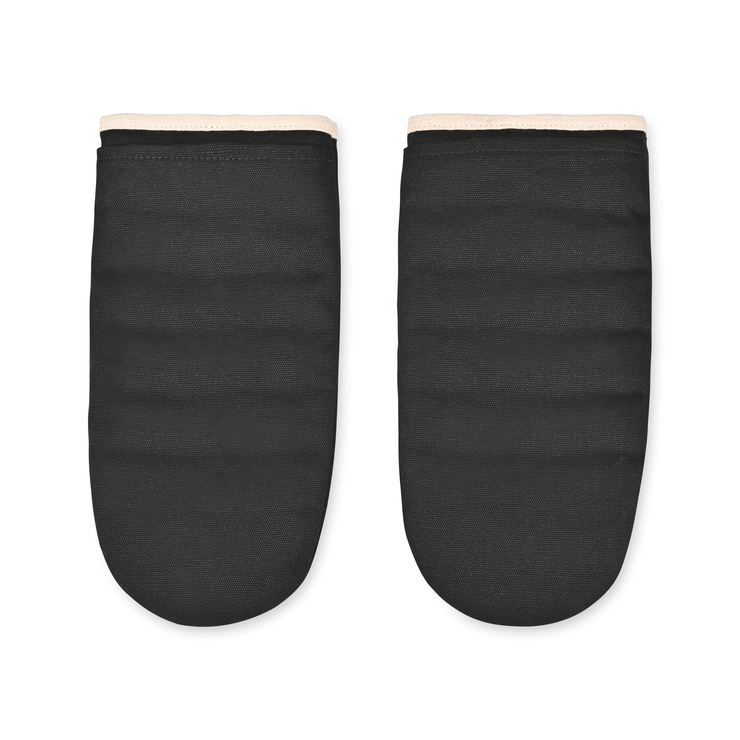 Black La Cuisine Oven Mitt Set of Two