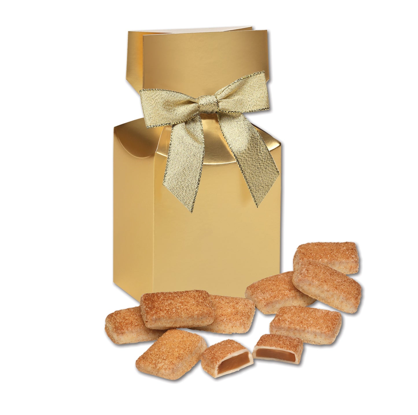 Cinnamon Churro Toffee in Gold Premium Delights Gift Box