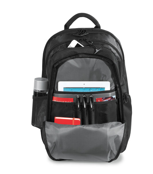 Black Alloy Laptop Backpack