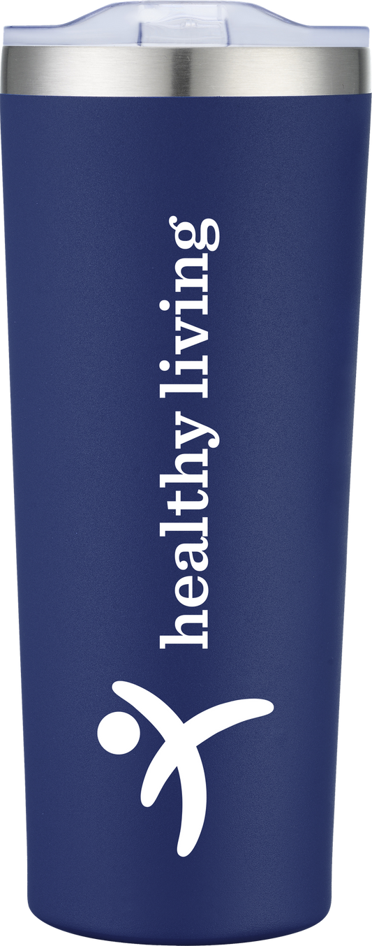 Frosted Gray Tower Tumbler