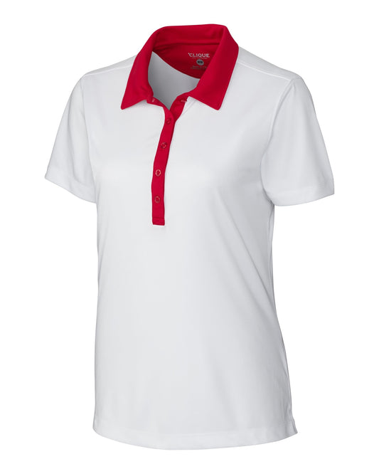 Clique Parma Colorblock Tech Jersey Womens Polo