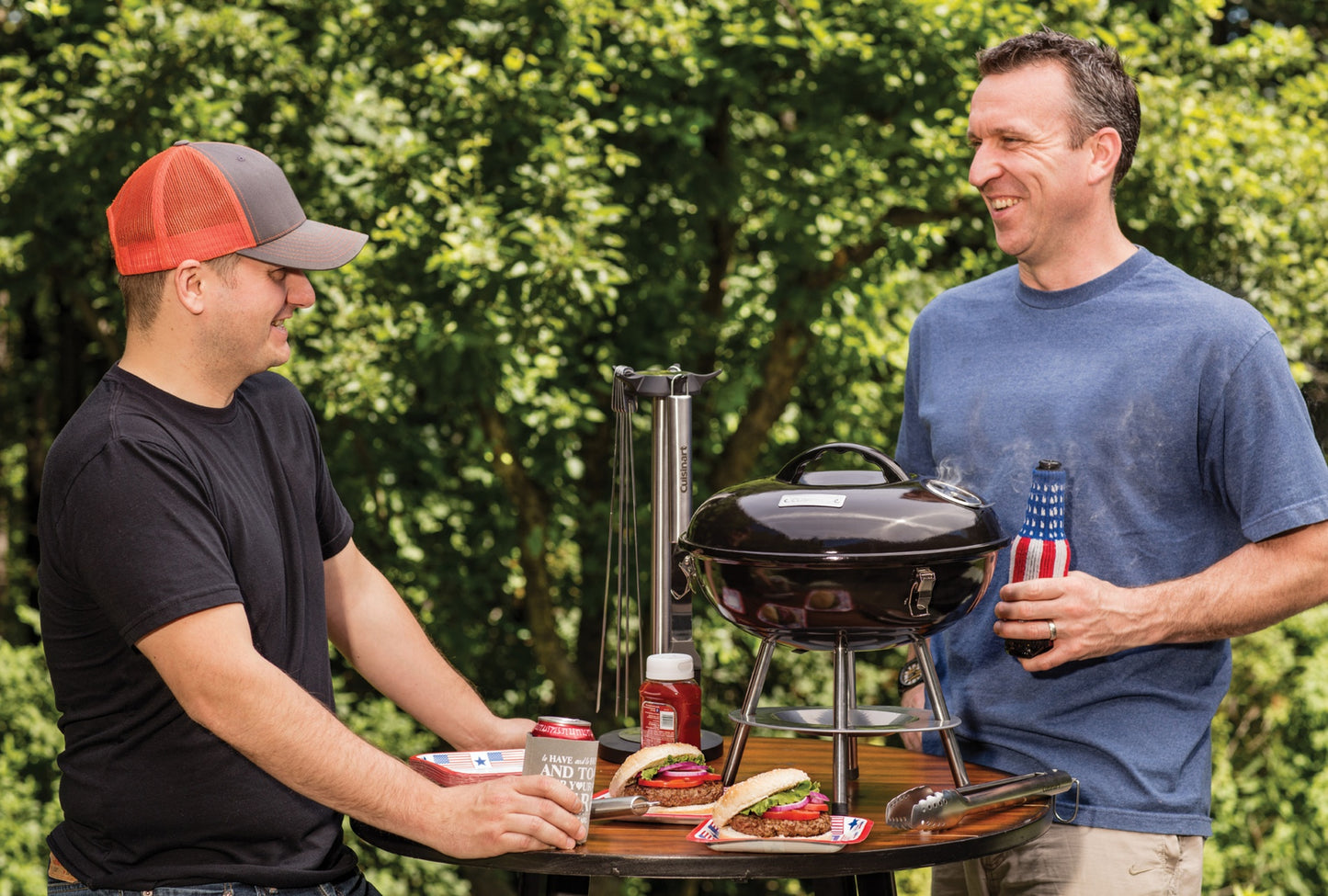 Black Cuisinart Outdoors® 14" Charcoal Grill