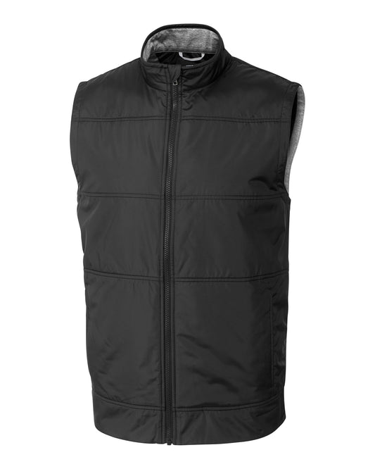 Cutter & Buck Stealth Hybrid Quilted Mens Big and Tall Windbreaker Vest Big & Tall