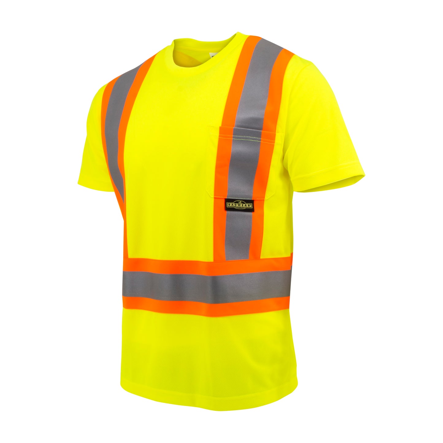 ST11X Class 2 Short Sleeve Safety T-Shirt X-Back - Hi Vis Green - Size XL