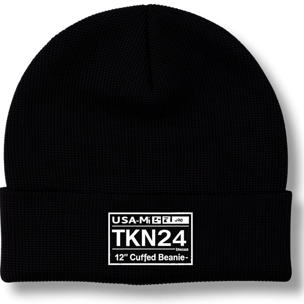 USA-Made 12" Cuffed Beanie - TKN24