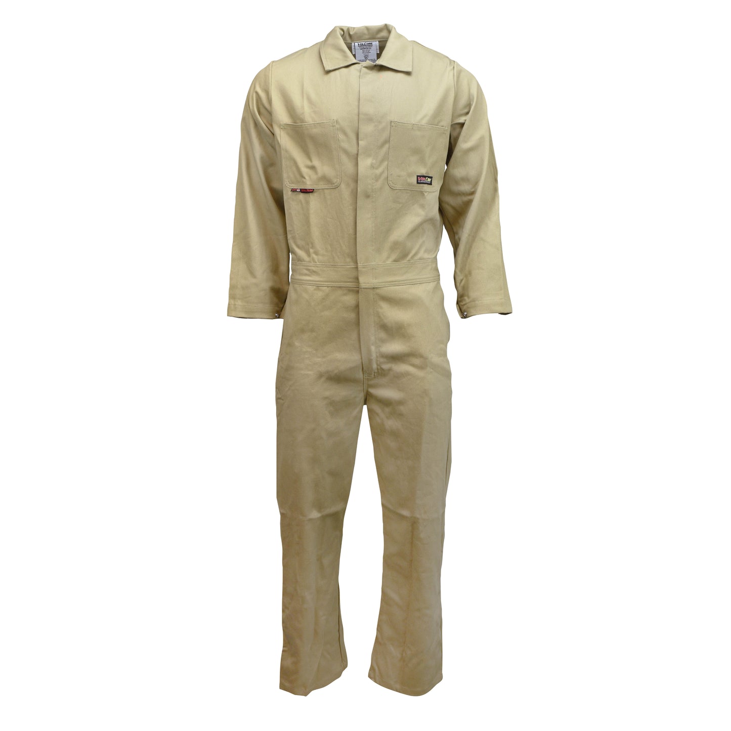 FRCA-004 VolCore® Cotton FR Coverall - Khaki - Size 2X