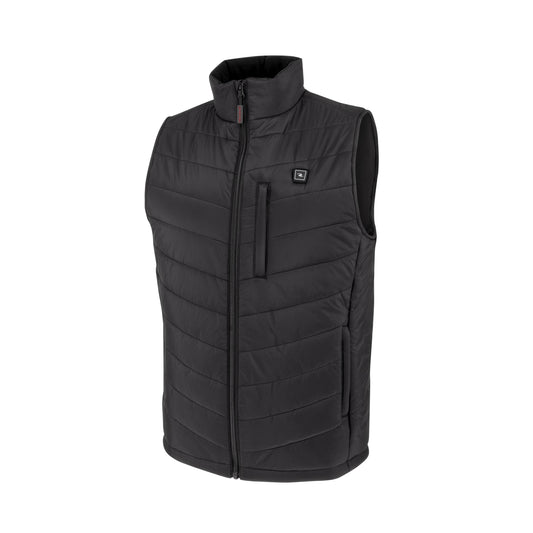 RHG-V200 Men's Heated Puffer Vest Kit with Battery - Black - Size XL