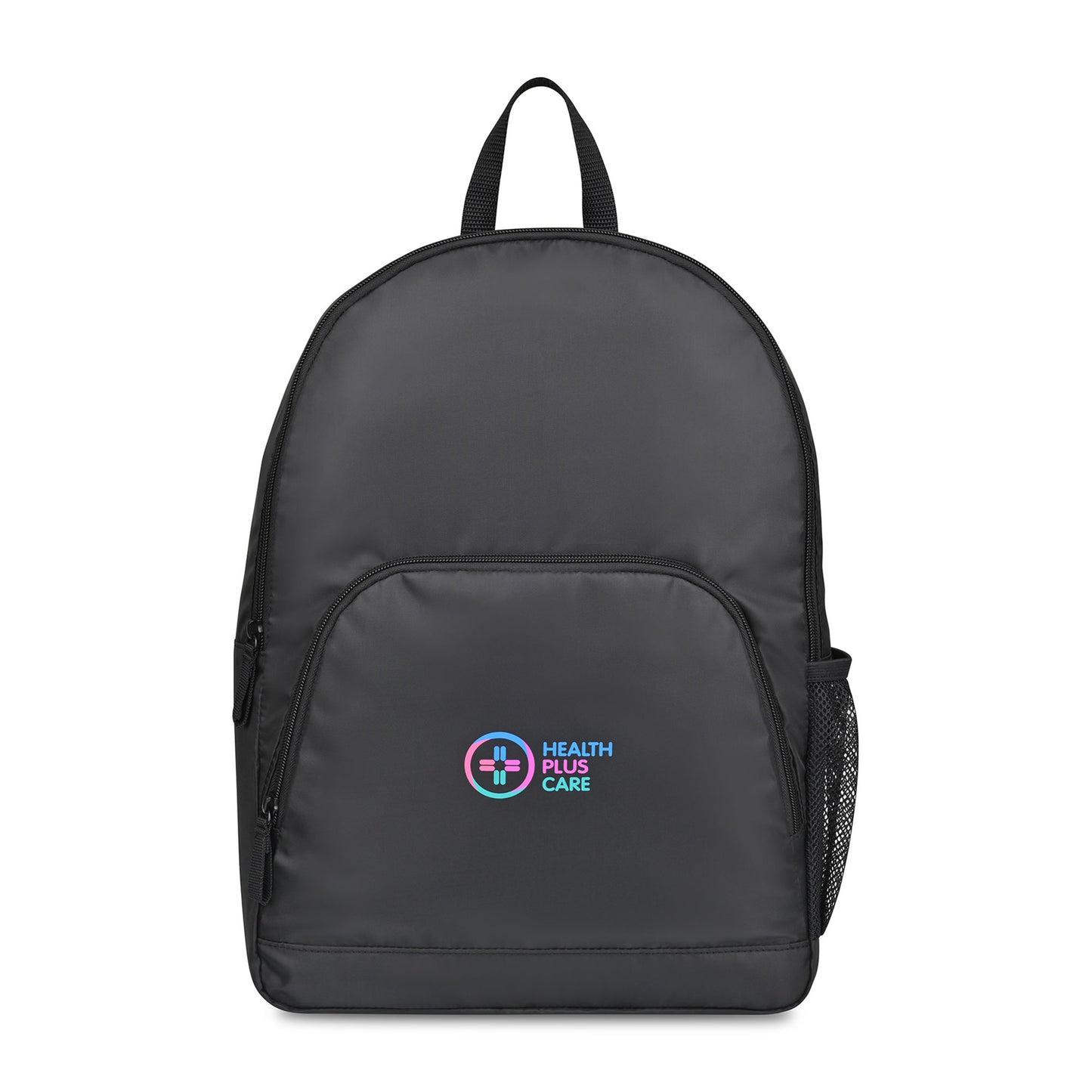 Black Repeat Lite Recycled Poly Backpack