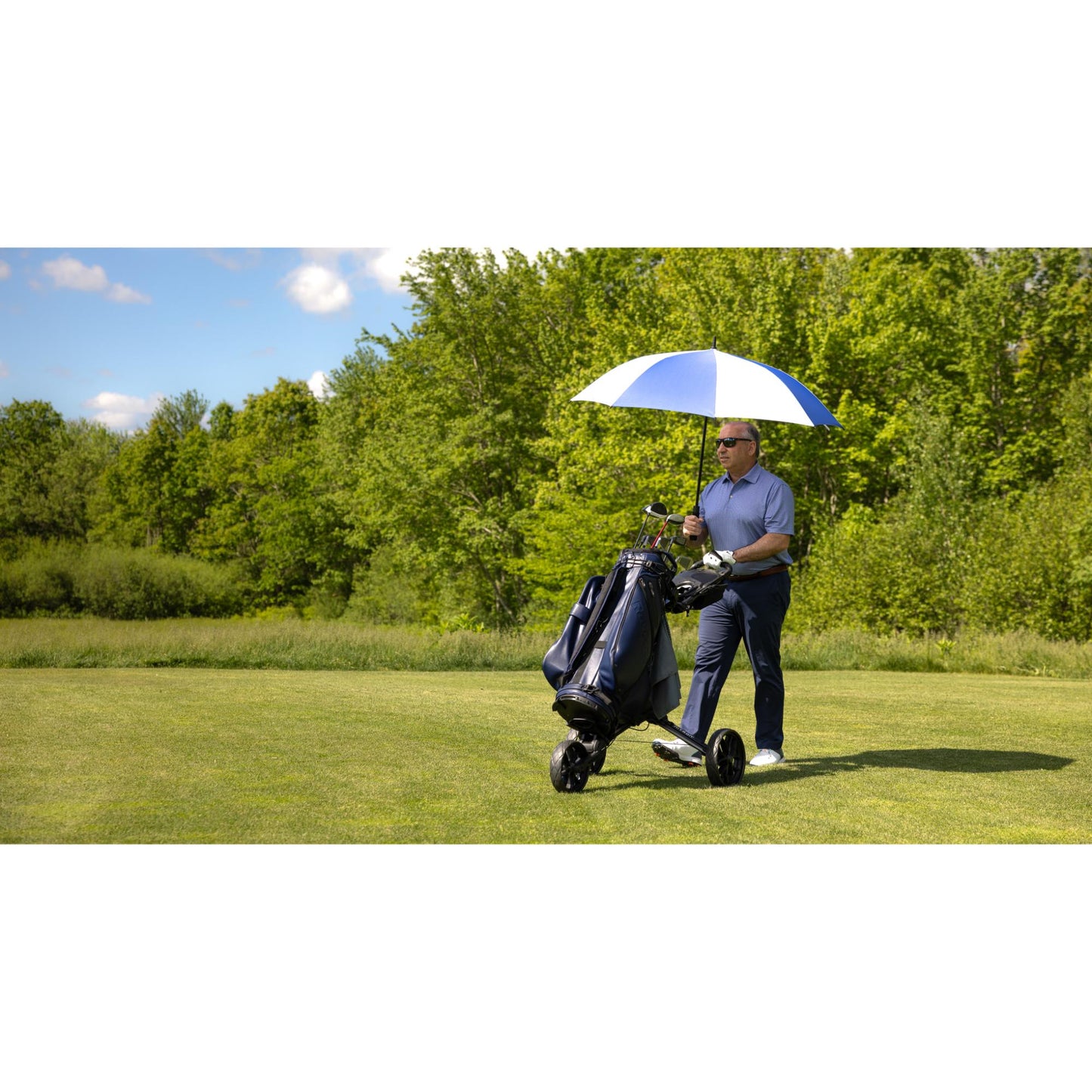 Elements 60" Recycled Auto Open Golf Umbrella