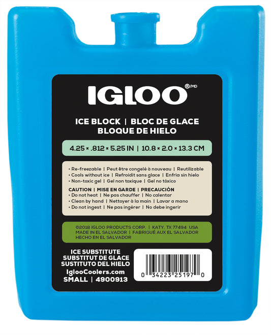 Turquoise Igloo® Ice Block - Small