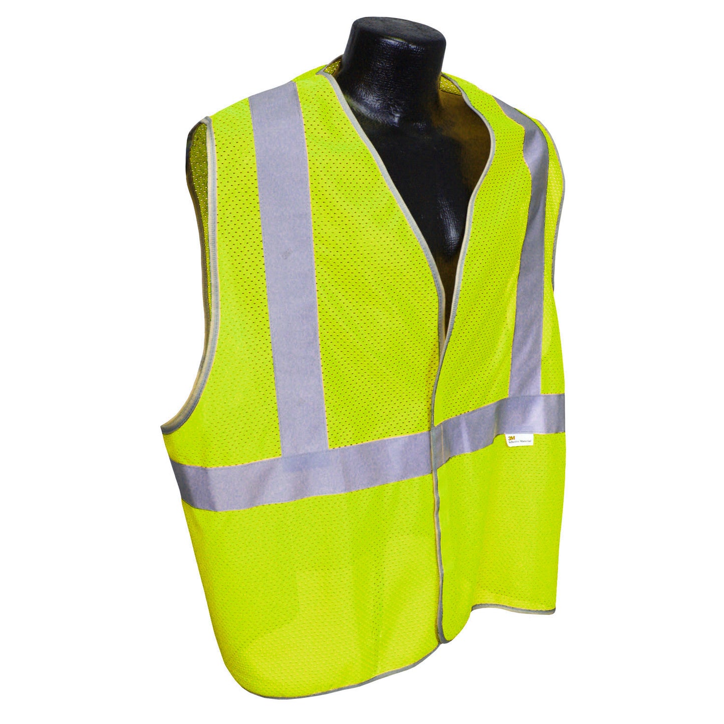 5ANSI-PC Class 2 Type R Safety Vest - 3.5oz Poly Mesh - Green - Size XL