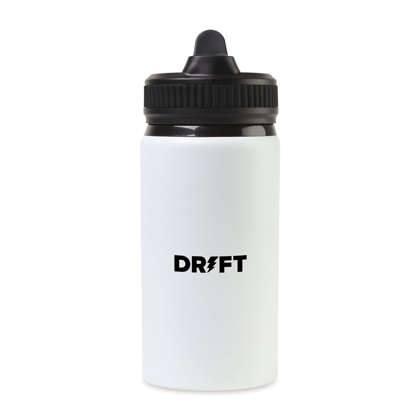 White Jett Aluminum Straw Lid Hydration Bottle - 16 Oz.