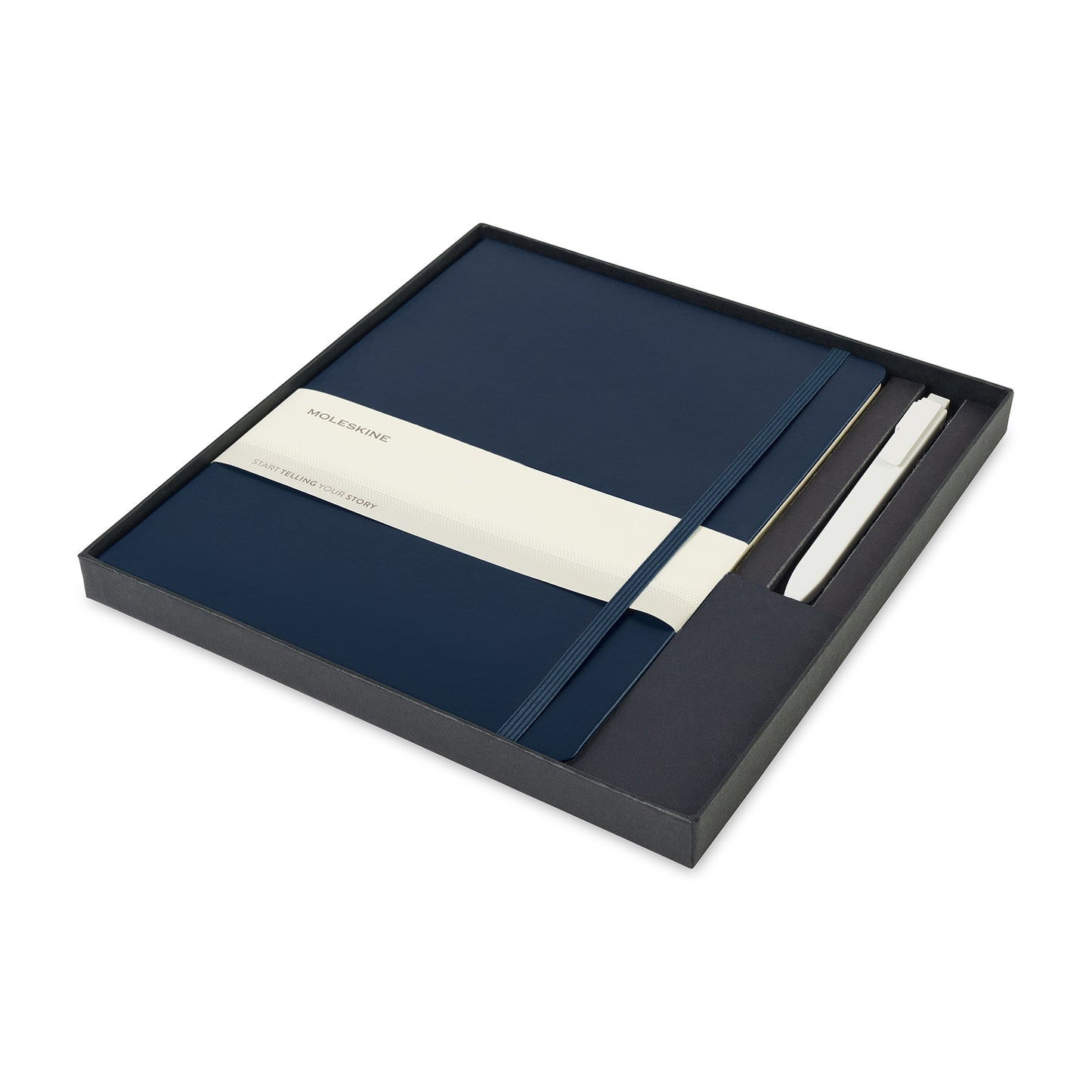 Moleskine® X-Large Notebook and GO Pen Gift Set