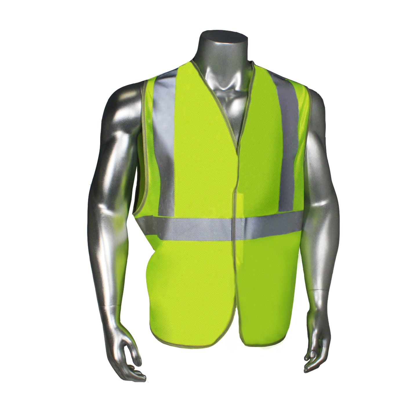 LHV-6ANSI Type R Class 2 2.7oz Micro Mesh Safety Vest - Green - Size XL
