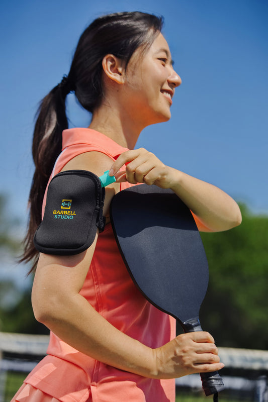 Black Cup Cadet Zippered Pouch