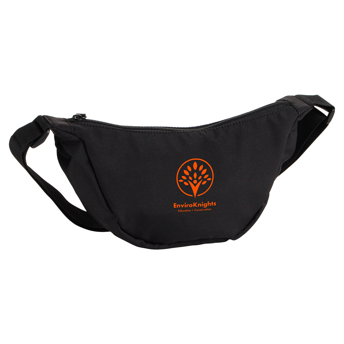 Black Lune Microfiber Waist Bag