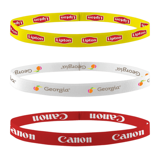 1/2" Dye Sublimated Stretchy Elastic Headband