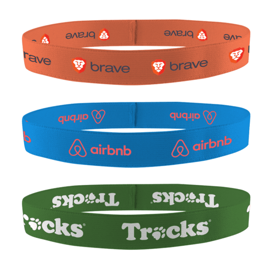 3/4" Dye Sublimated Stretchy Elastic Headband