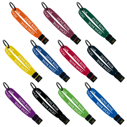 1/2" Cotton Wrist Retainer with Slider & Metal Split-Ring