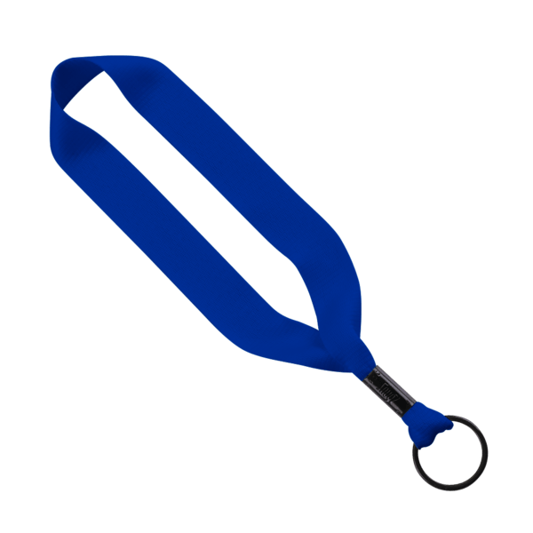 3/4" Polyester Key Chain with Crimp Split Ring