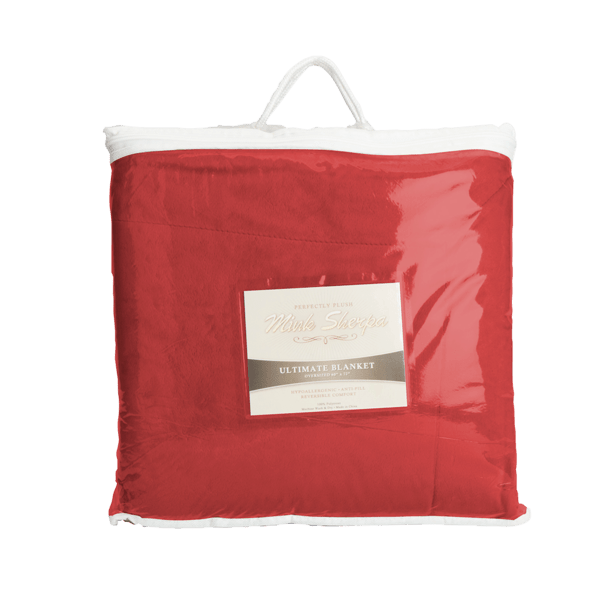 Oversized Mink Sherpa Blanket